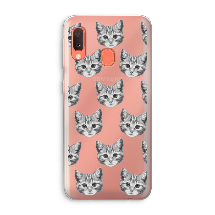 Kitten: Samsung Galaxy A20e Transparant Hoesje