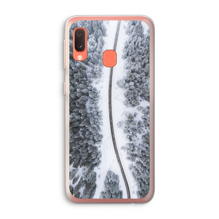 Snøfall: Samsung Galaxy A20e Transparant Hoesje