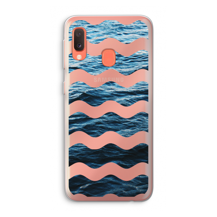 Oceaan: Samsung Galaxy A20e Transparant Hoesje