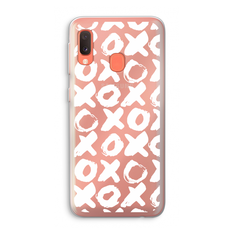 XOXO: Samsung Galaxy A20e Transparant Hoesje