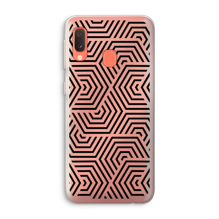 Magic pattern: Samsung Galaxy A20e Transparant Hoesje