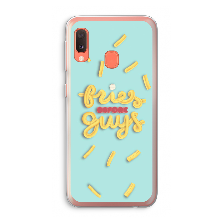 Always fries: Samsung Galaxy A20e Transparant Hoesje