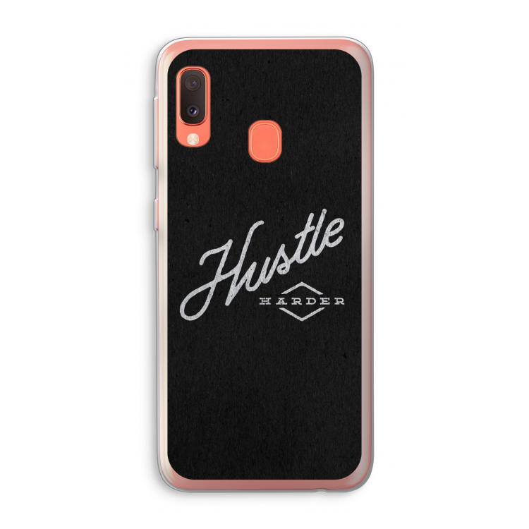 Hustle: Samsung Galaxy A20e Transparant Hoesje