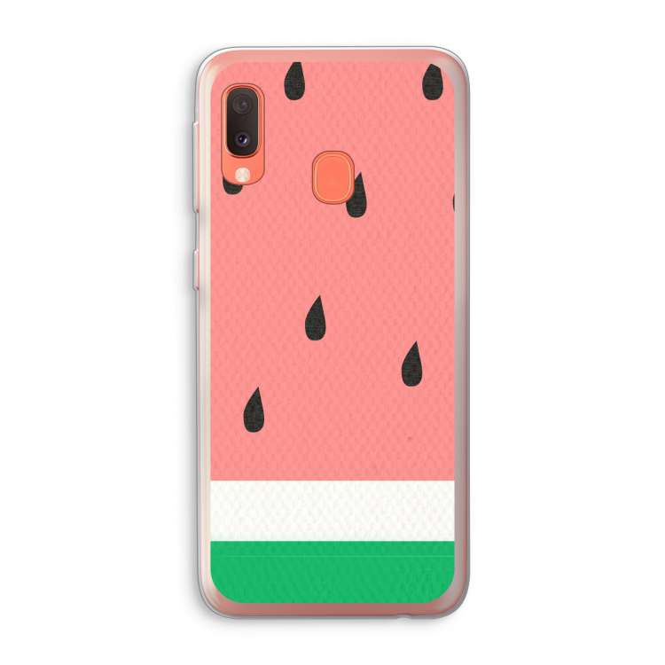 Watermeloen: Samsung Galaxy A20e Transparant Hoesje