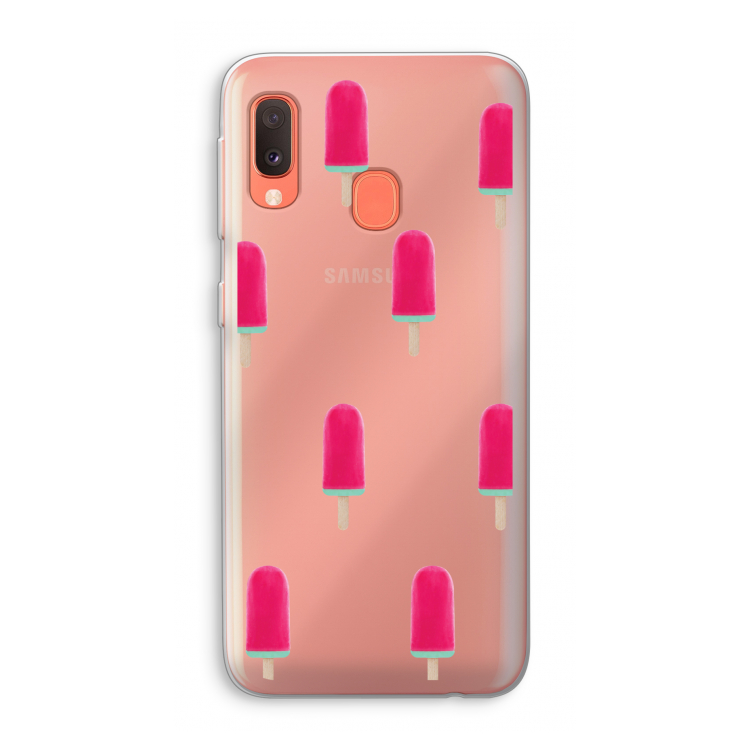 Waterijsje: Samsung Galaxy A20e Transparant Hoesje