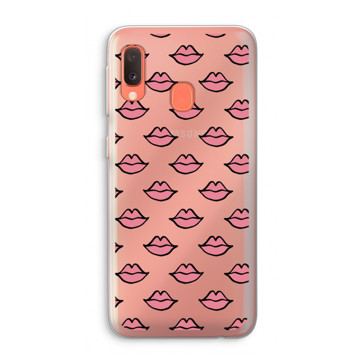 Lipjes: Samsung Galaxy A20e Transparant Hoesje