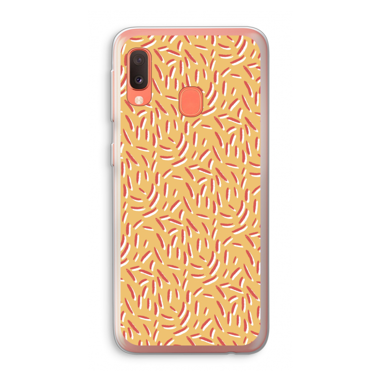 Camouflage: Samsung Galaxy A20e Transparant Hoesje