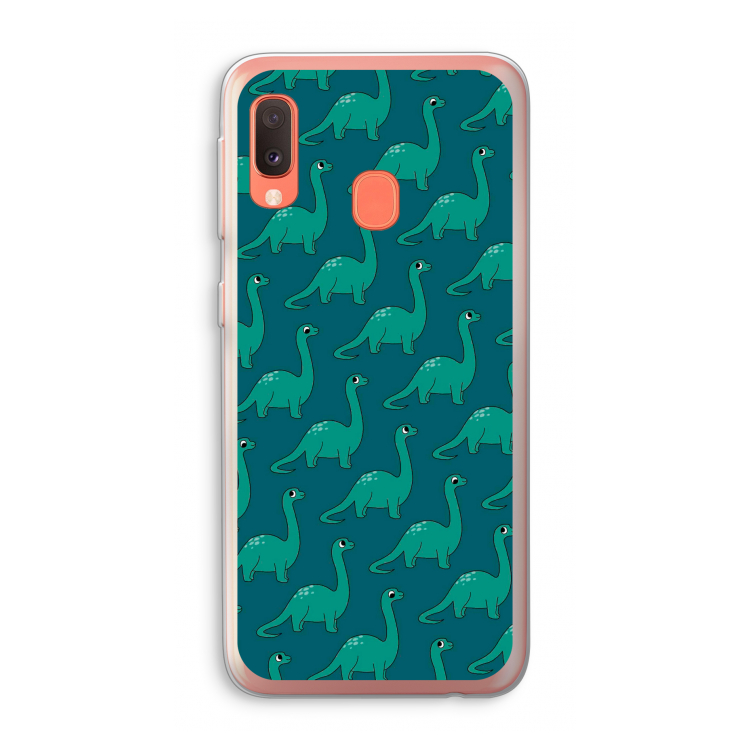 Diplodocus: Samsung Galaxy A20e Transparant Hoesje