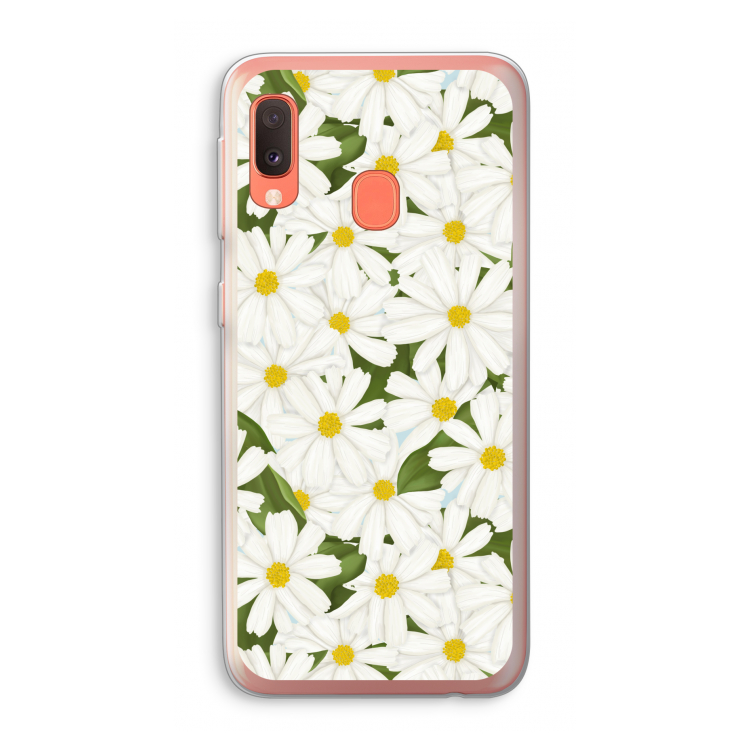 Summer Daisies: Samsung Galaxy A20e Transparant Hoesje