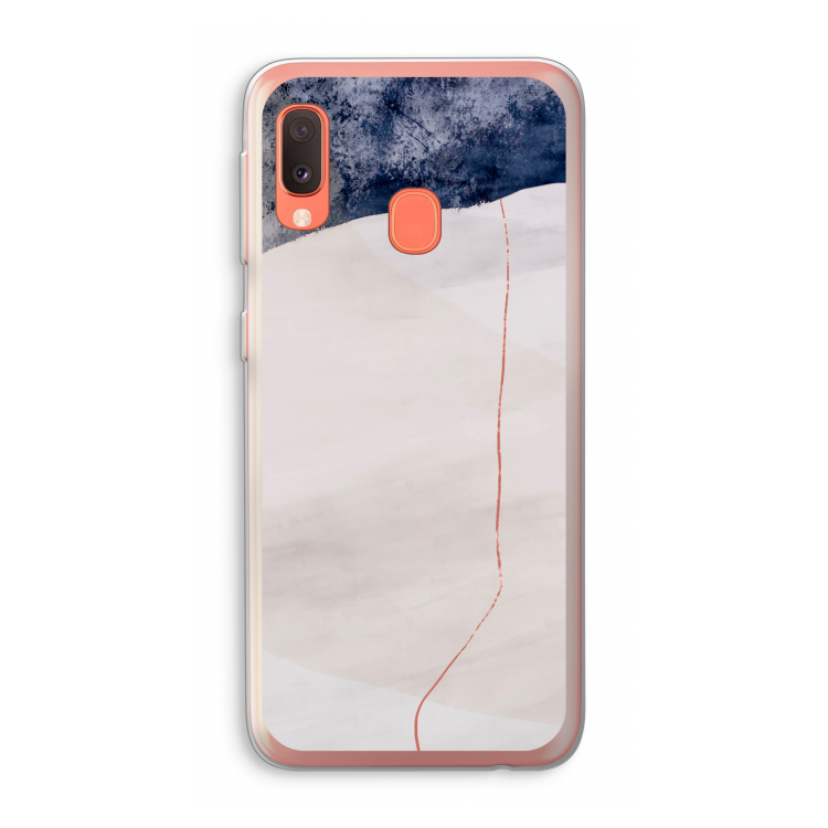 Stone White: Samsung Galaxy A20e Transparant Hoesje