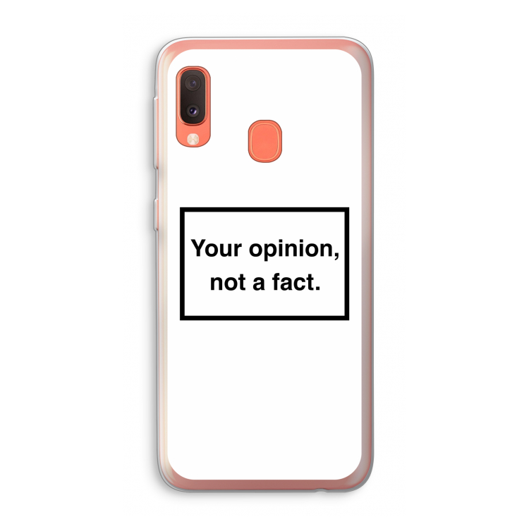 Your opinion: Samsung Galaxy A20e Transparant Hoesje