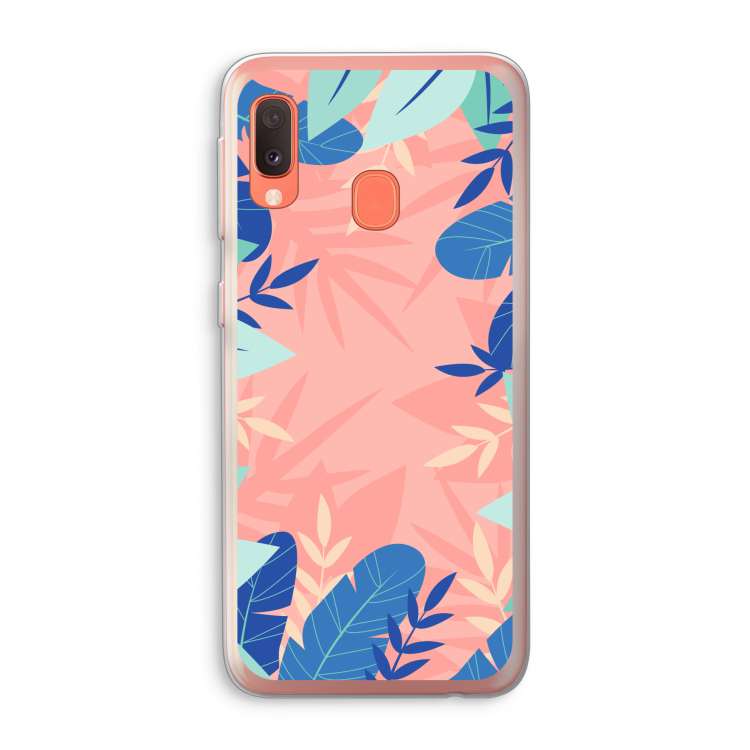 Tropisch: Samsung Galaxy A20e Transparant Hoesje