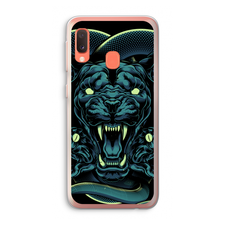 Cougar and Vipers: Samsung Galaxy A20e Transparant Hoesje