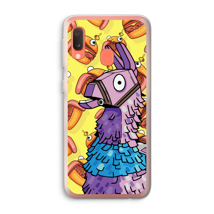 Loot Burger: Samsung Galaxy A20e Transparant Hoesje