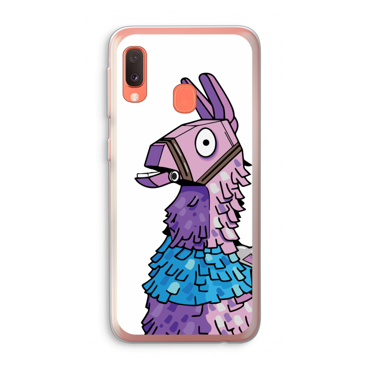 Lama: Samsung Galaxy A20e Transparant Hoesje