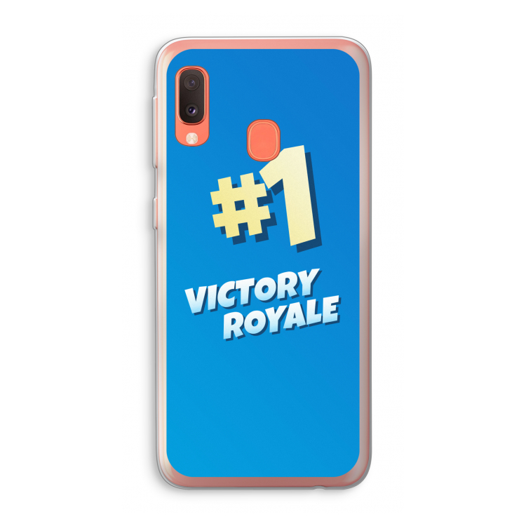 Victory Royale: Samsung Galaxy A20e Transparant Hoesje