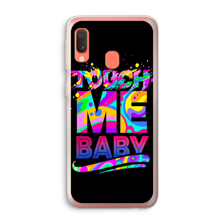 Touch Me: Samsung Galaxy A20e Transparant Hoesje