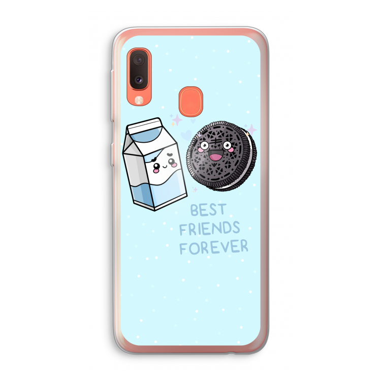 Best Friend Forever: Samsung Galaxy A20e Transparant Hoesje