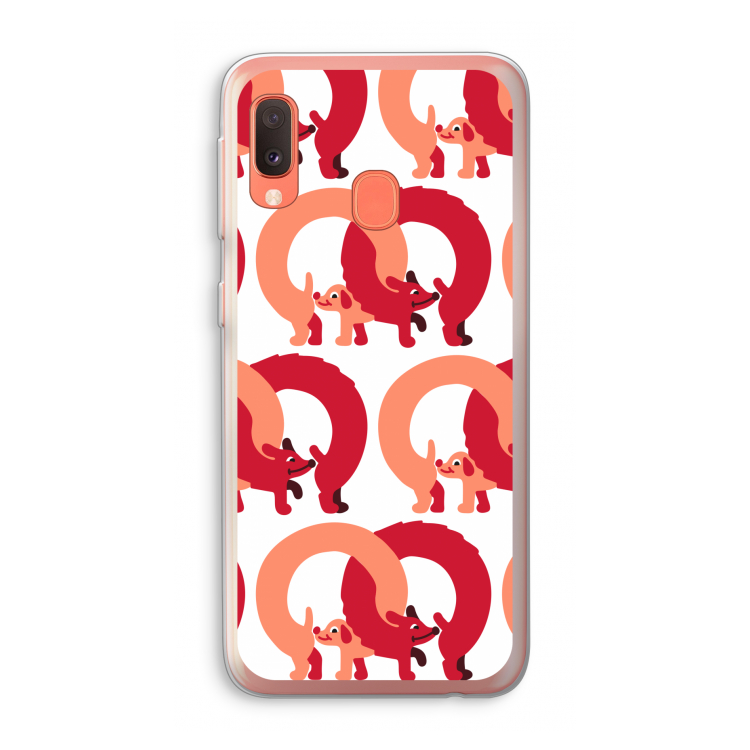 Dogs: Samsung Galaxy A20e Transparant Hoesje