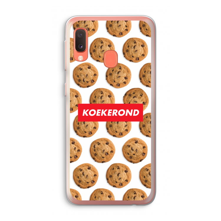 Koekerond: Samsung Galaxy A20e Transparant Hoesje