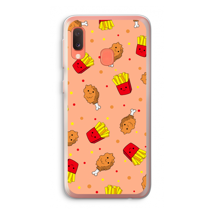 Chicken 'n Fries: Samsung Galaxy A20e Transparant Hoesje