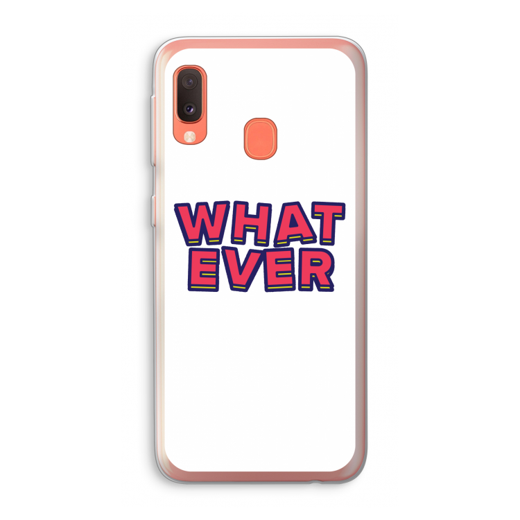 Whatever: Samsung Galaxy A20e Transparant Hoesje