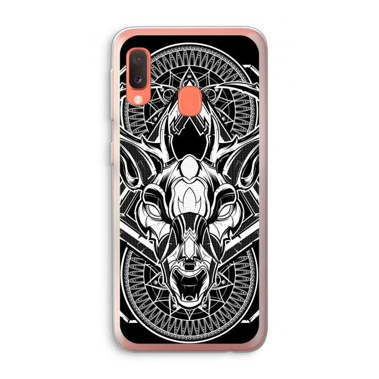 Oh Deer: Samsung Galaxy A20e Transparant Hoesje