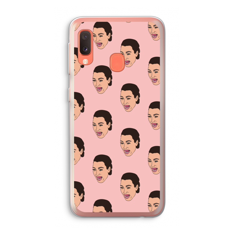 Ugly Cry Call: Samsung Galaxy A20e Transparant Hoesje