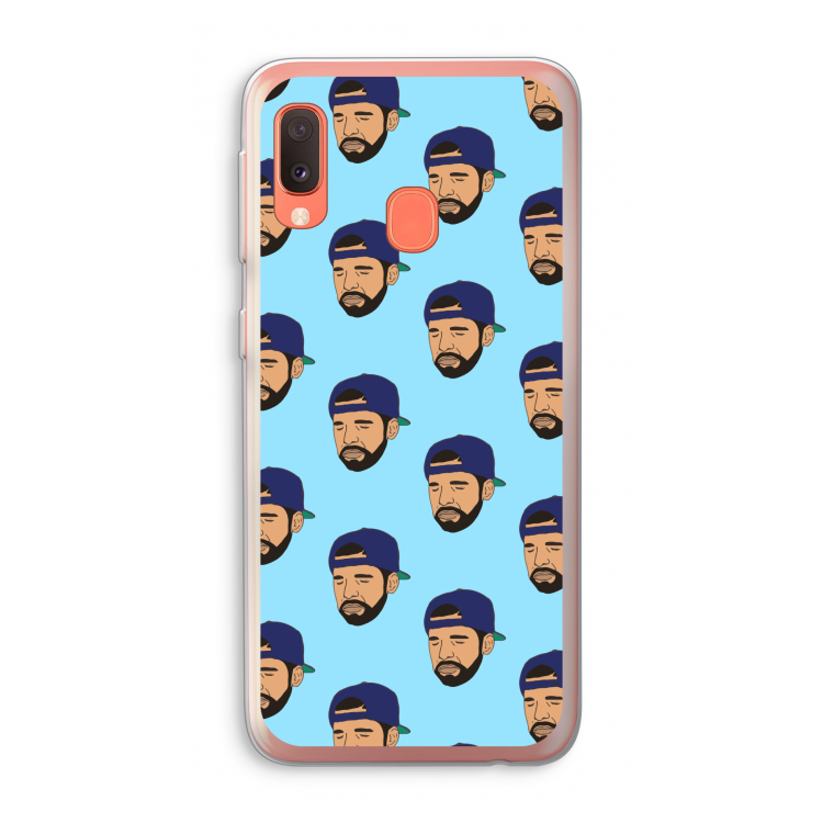 Drake Away: Samsung Galaxy A20e Transparant Hoesje