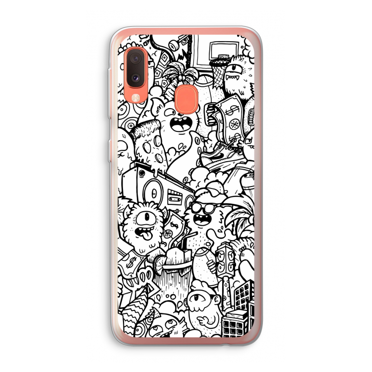 Vexx City #2: Samsung Galaxy A20e Transparant Hoesje