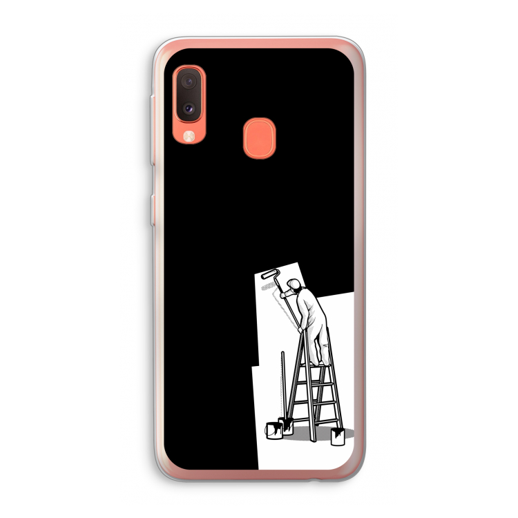 Musketon Painter: Samsung Galaxy A20e Transparant Hoesje
