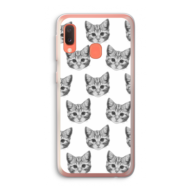 Kitten: Samsung Galaxy A20e Transparant Hoesje