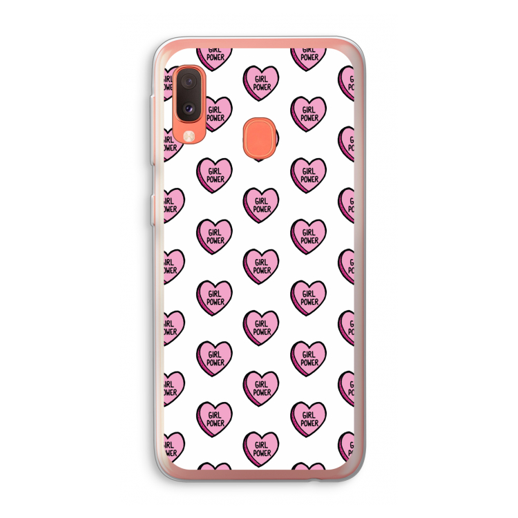 GIRL POWER: Samsung Galaxy A20e Transparant Hoesje