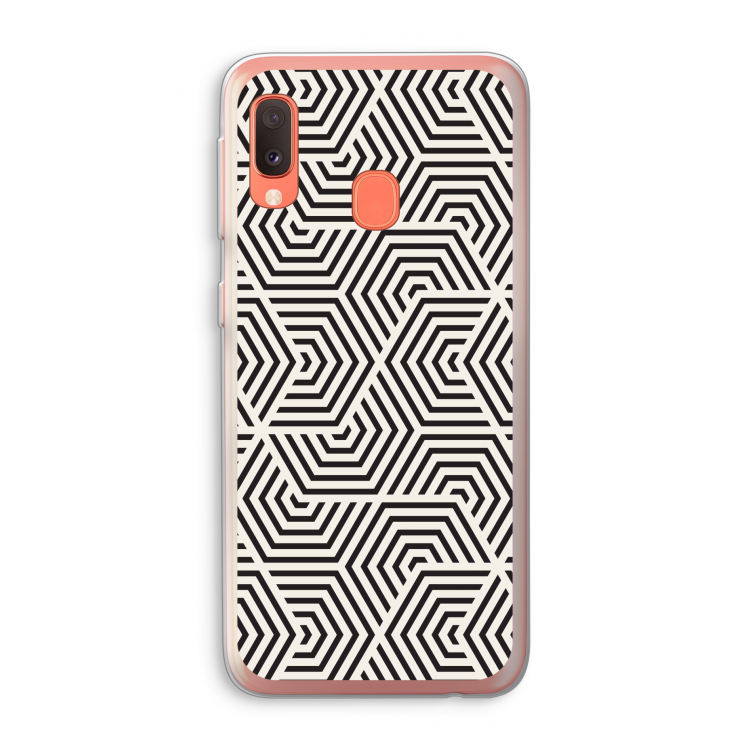 Magic pattern: Samsung Galaxy A20e Transparant Hoesje