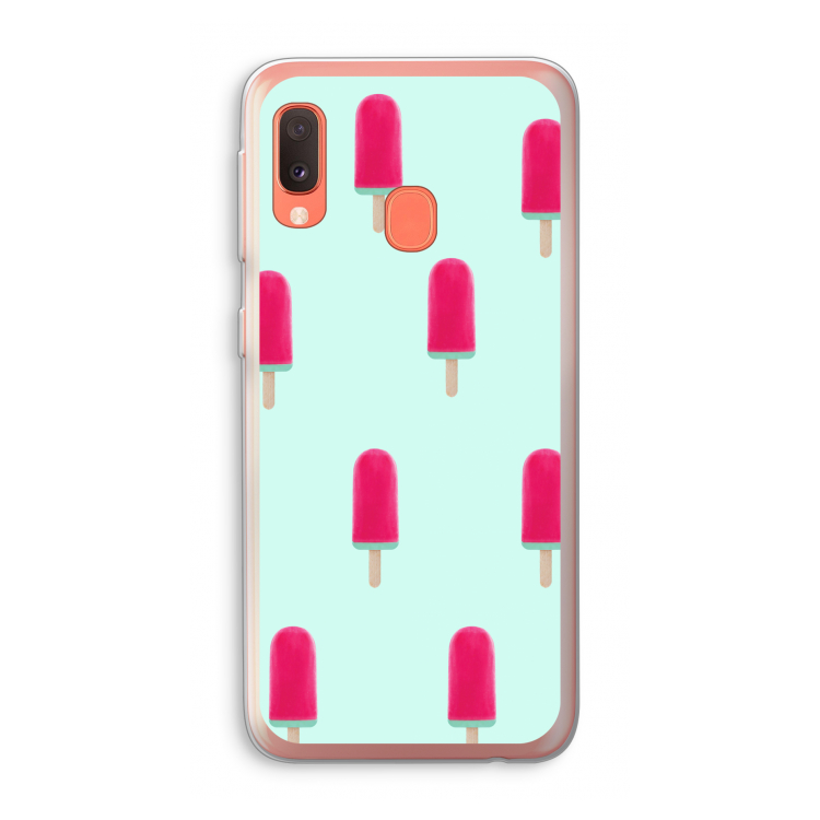 Waterijsje: Samsung Galaxy A20e Transparant Hoesje