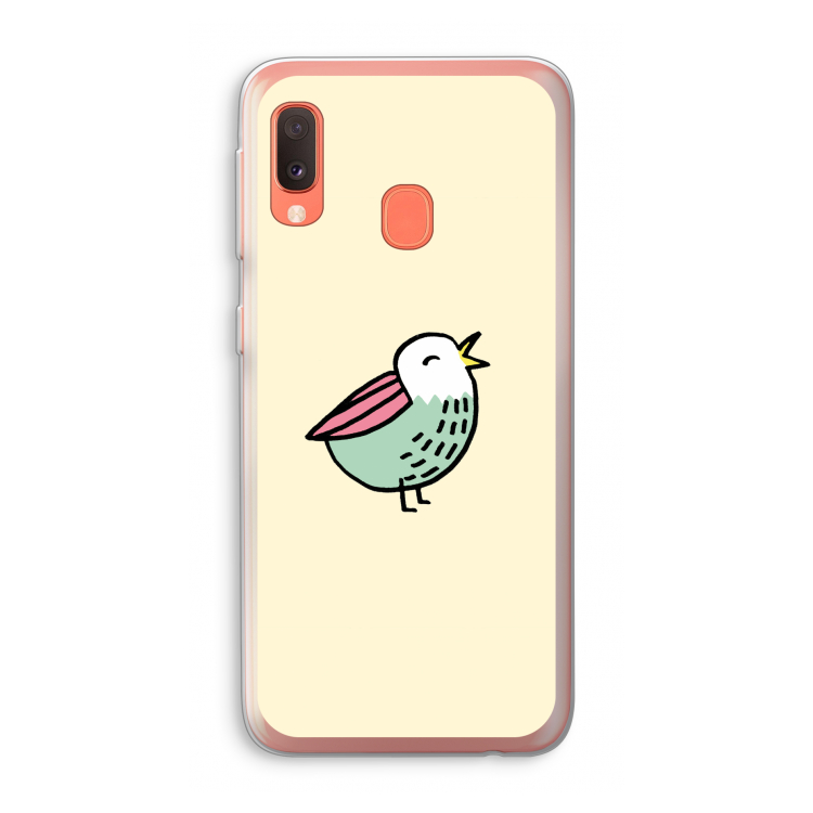 Birdy: Samsung Galaxy A20e Transparant Hoesje