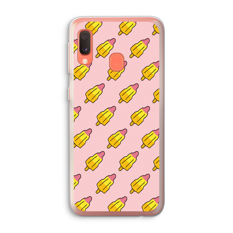 Waterijsjes: Samsung Galaxy A20e Transparant Hoesje