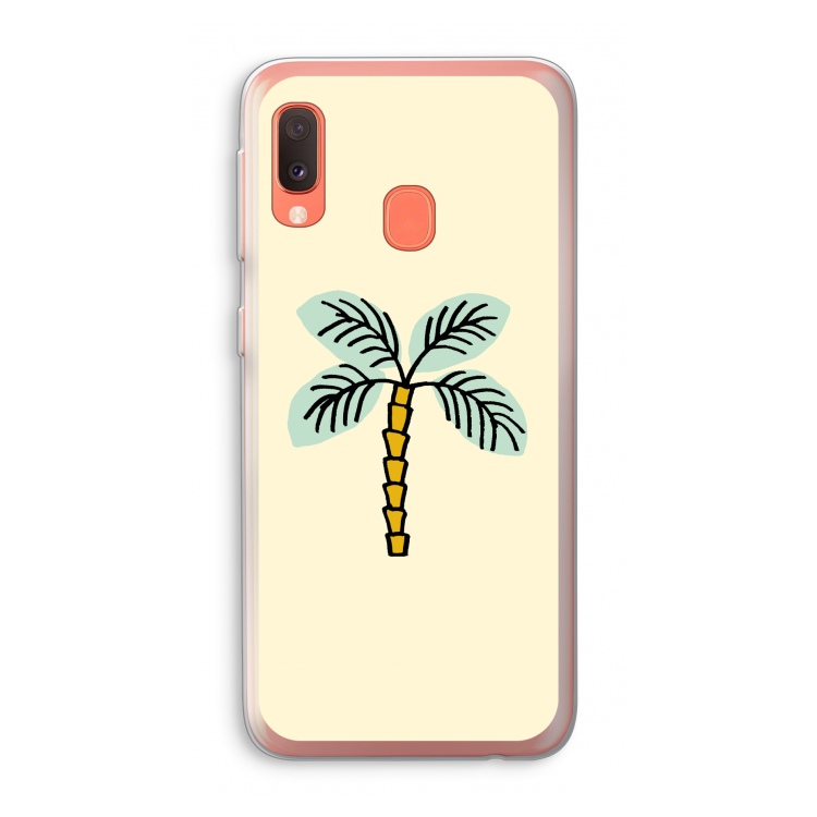 Palmboom: Samsung Galaxy A20e Transparant Hoesje