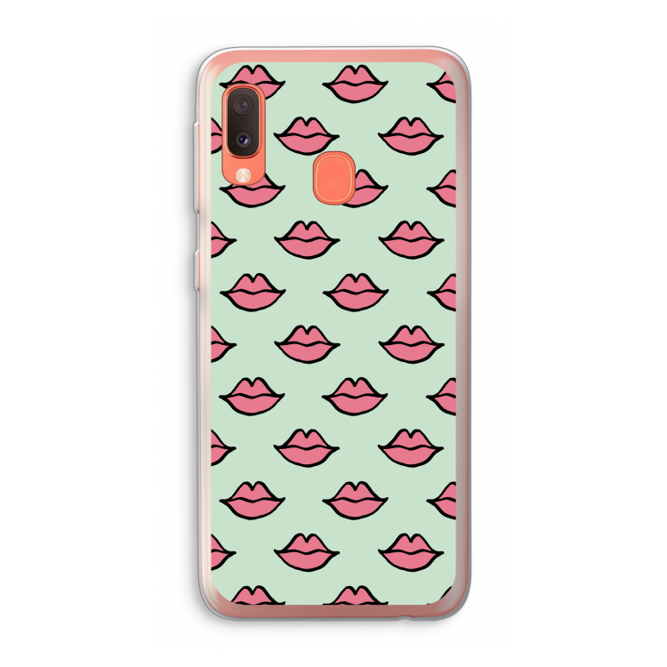 Lipjes: Samsung Galaxy A20e Transparant Hoesje