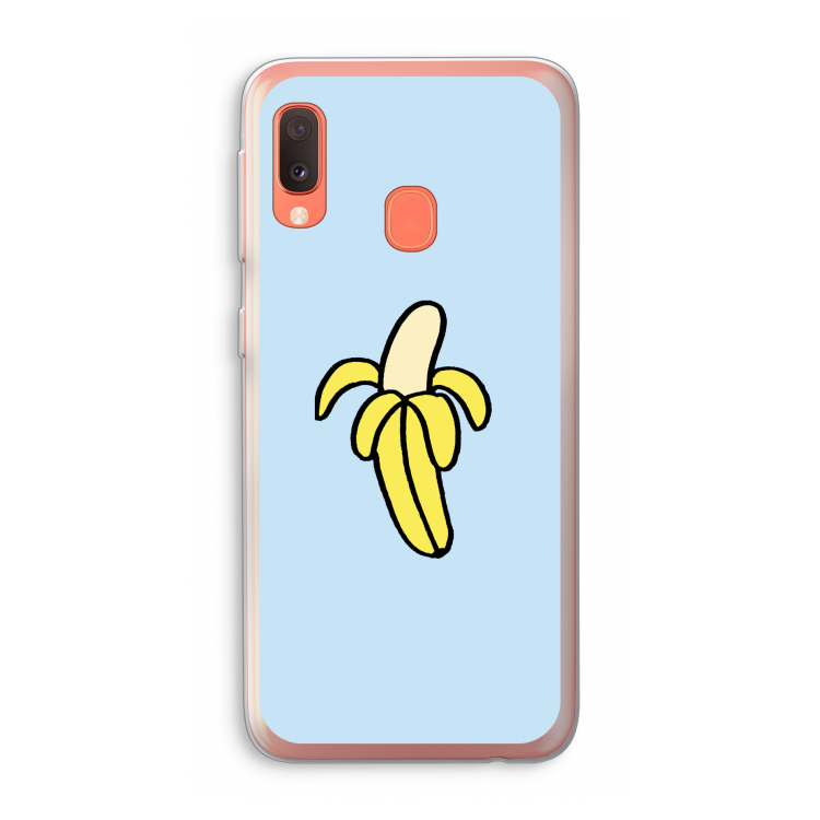 Banana: Samsung Galaxy A20e Transparant Hoesje