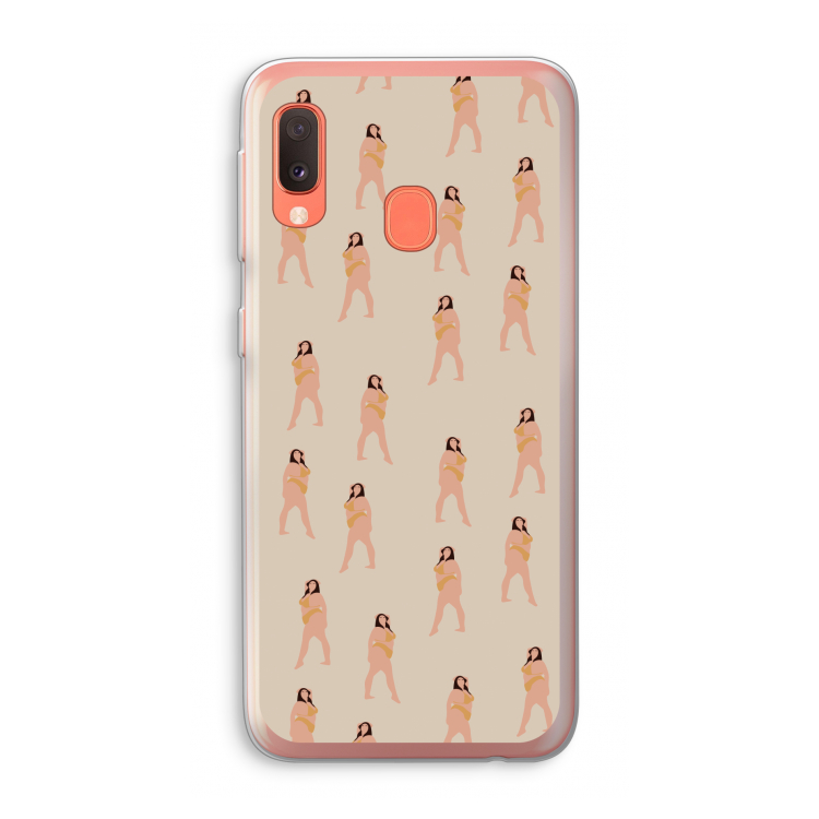 You're so golden: Samsung Galaxy A20e Transparant Hoesje