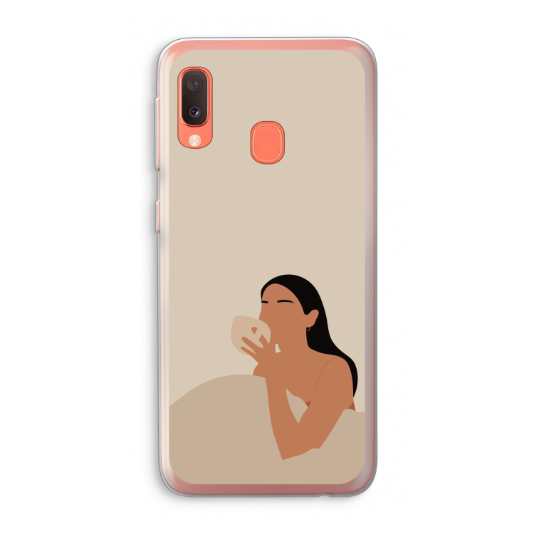 Fresh coffee: Samsung Galaxy A20e Transparant Hoesje
