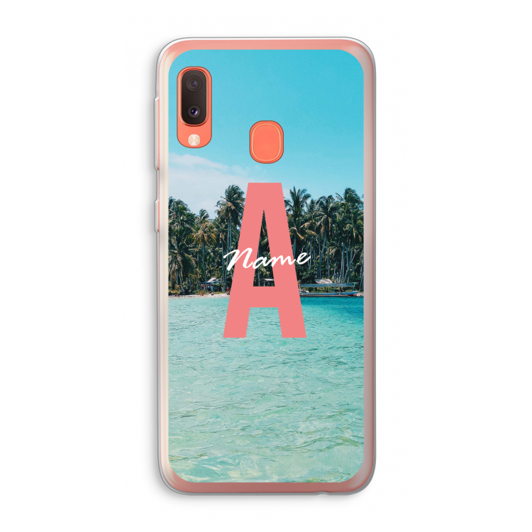 Pacific Dream: Samsung Galaxy A20e Transparant Hoesje