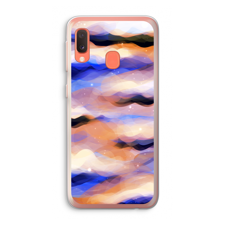 Donkere Wolken: Samsung Galaxy A20e Transparant Hoesje