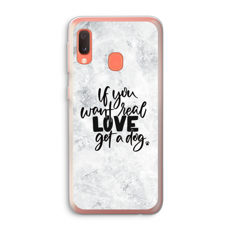 Partner in crime: Samsung Galaxy A20e Transparant Hoesje