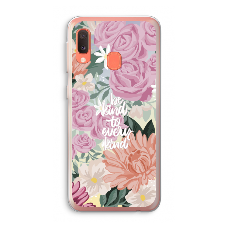 Kindness matters: Samsung Galaxy A20e Transparant Hoesje