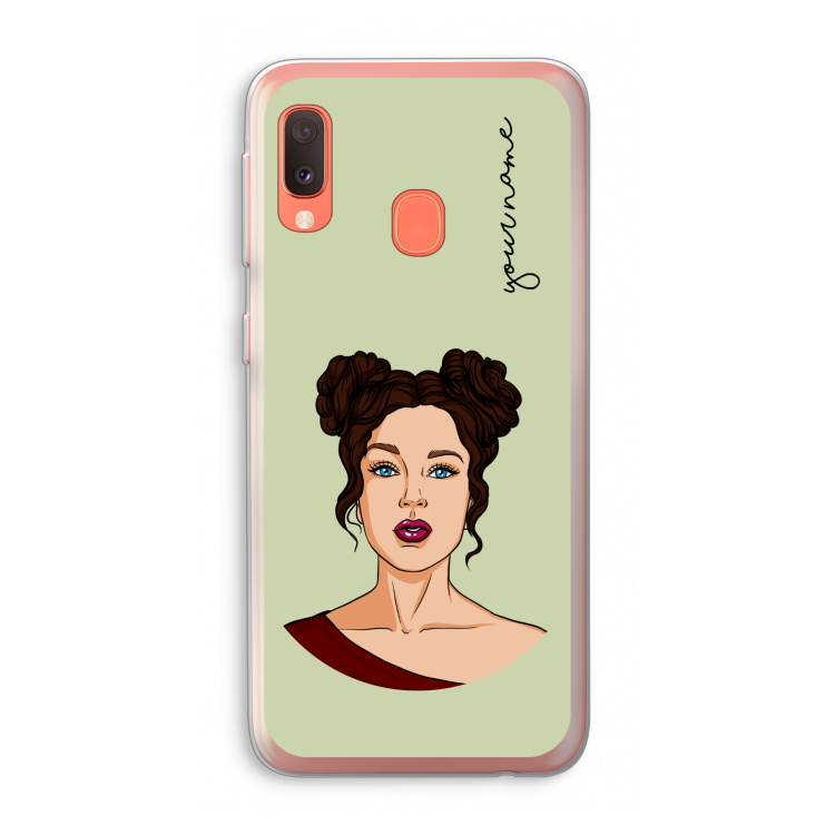Pop-Art Creator: Samsung Galaxy A20e Transparant Hoesje