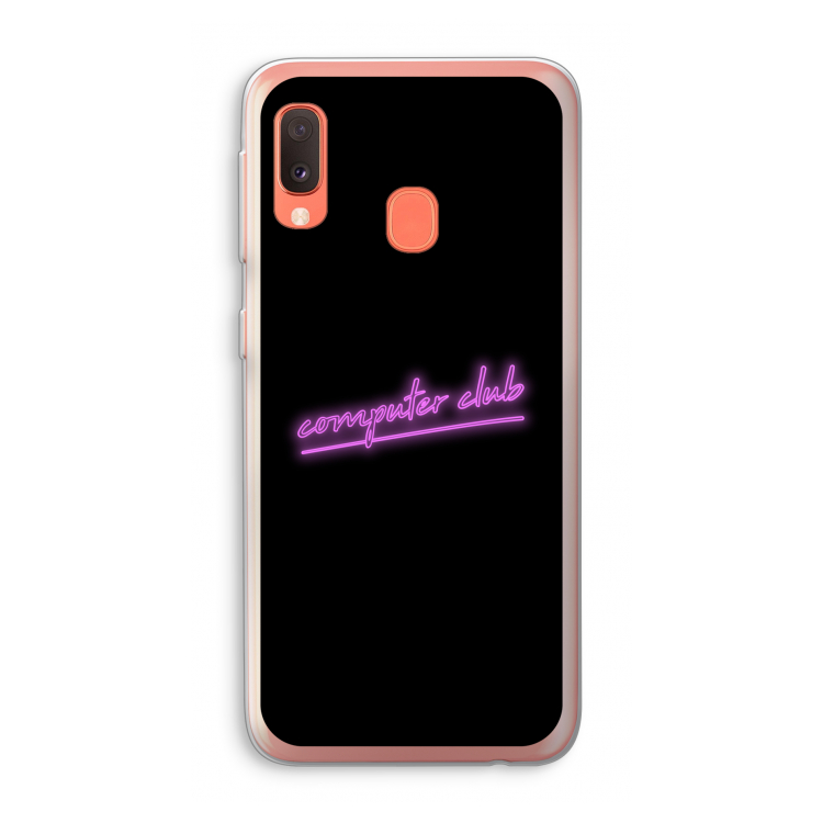Vice Black: Samsung Galaxy A20e Transparant Hoesje