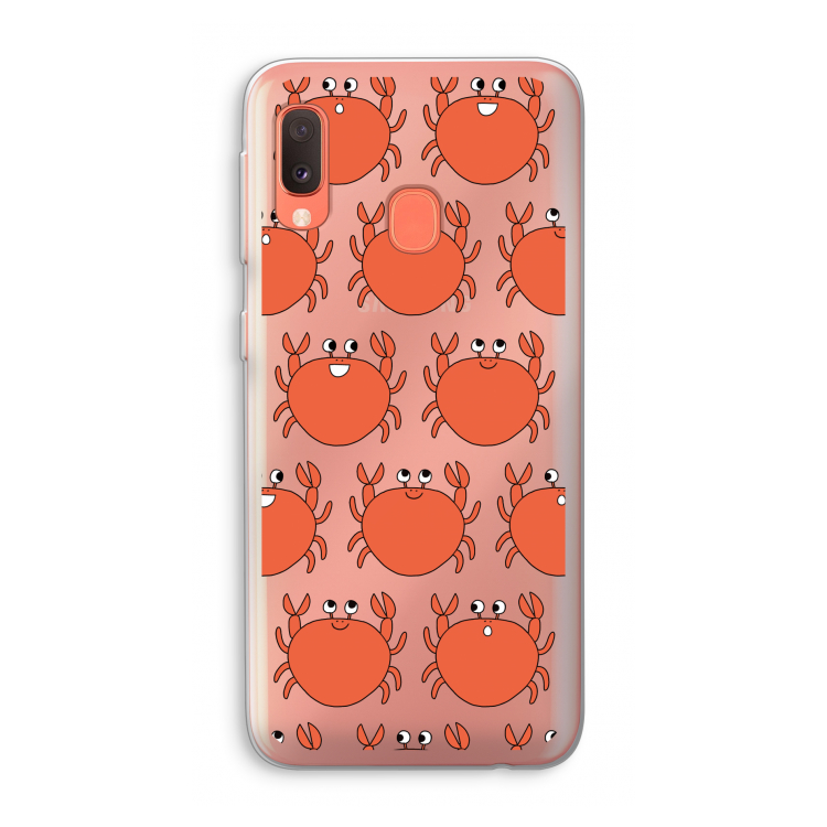 Krab: Samsung Galaxy A20e Transparant Hoesje