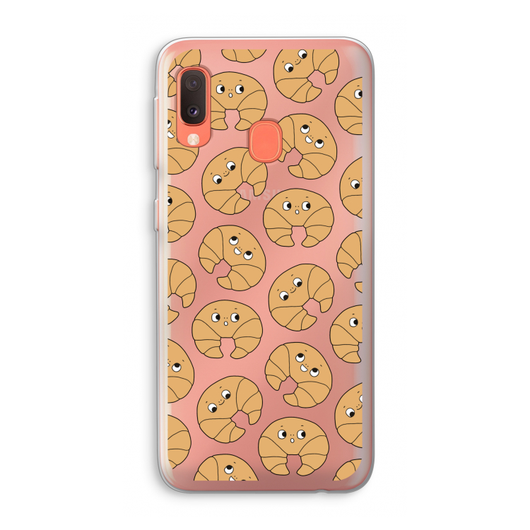 Croissant: Samsung Galaxy A20e Transparant Hoesje